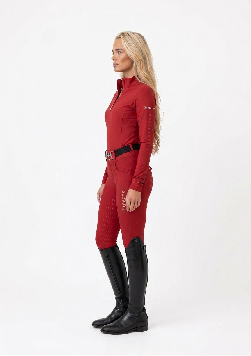 AirTec Performance Base Layer — Deep Red