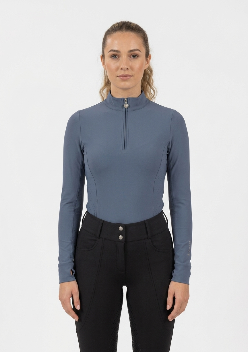 AirTec UPF 50+ Base Layer — Steel Blue