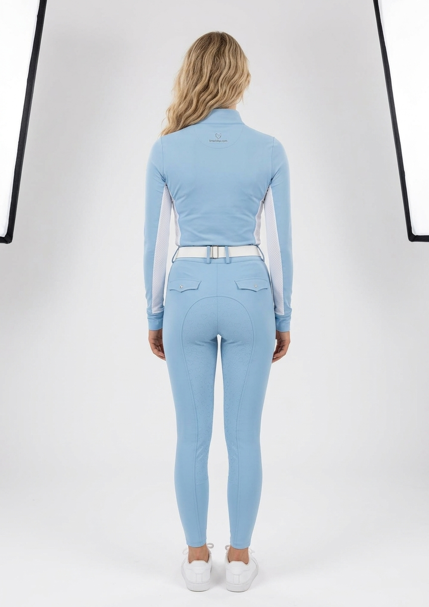Women's AirTec Riding Base Layer — Sky Blue