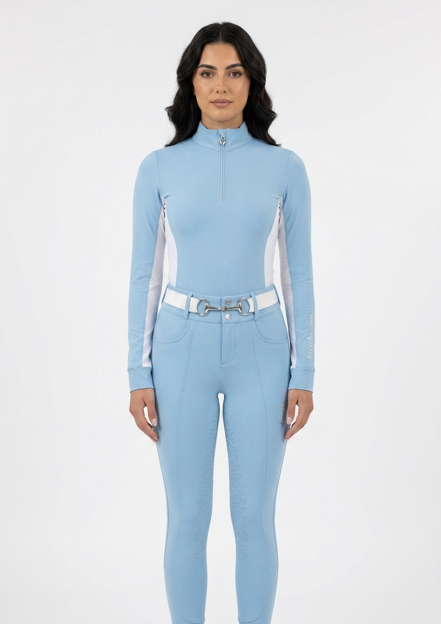 Women's AirTec Riding Base Layer — Sky Blue