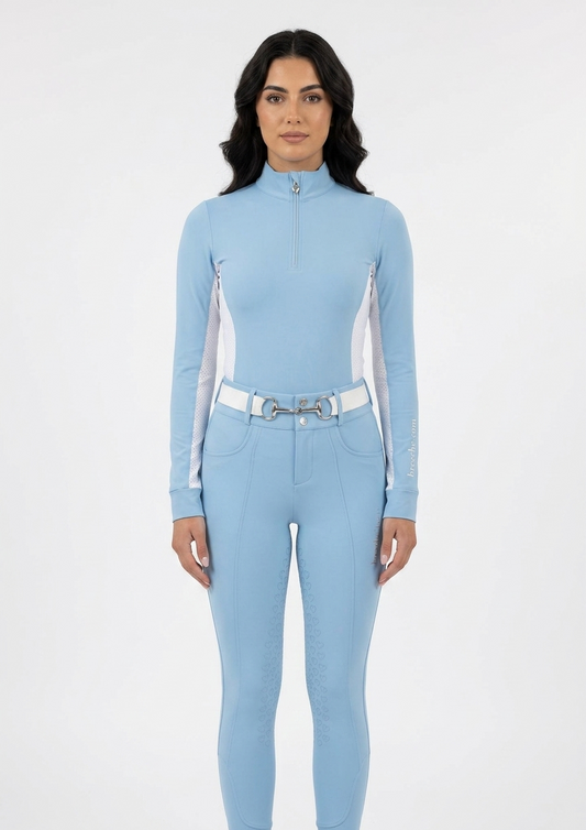 Women's AirTec Riding Base Layer — Sky Blue