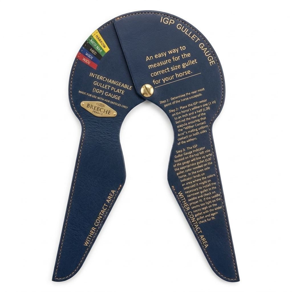 IGP Gullet Gauge — Saddle Fitting Tool for Interchangeable Gullet Plates