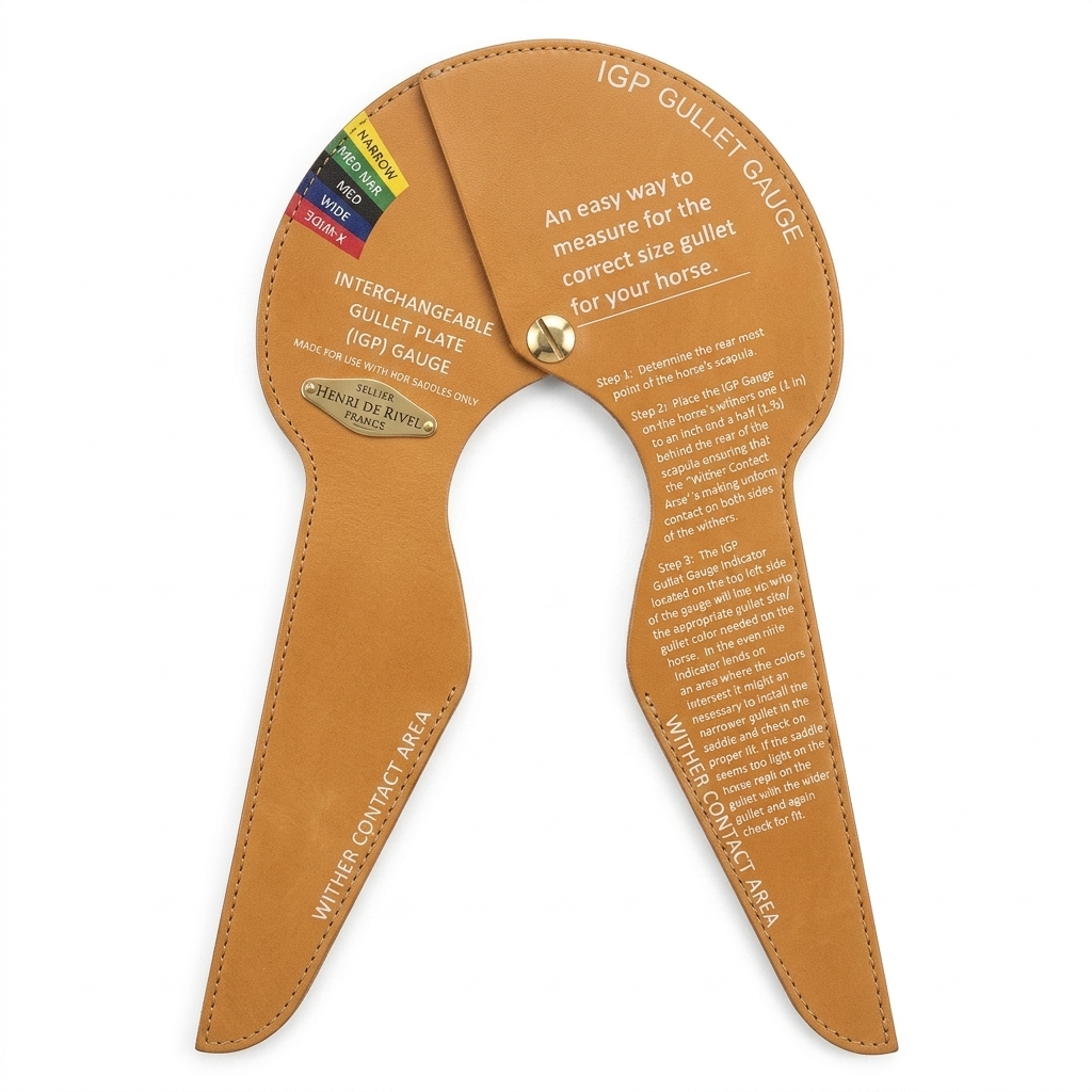 IGP Gullet Gauge — Saddle Fitting Tool for Interchangeable Gullet Plates
